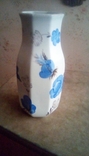 Декларативная фарфоровая ваза "Синие цветы", фото №9