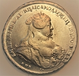 1 рубль 1740 года СПБ "Петербургский тип", фото №2