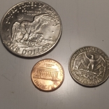 One Dollar 1972 quarter Dollar 1983,84,85,86,98, фото №13