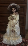 Колекційна Велика Лялька, Бісквітний Порцелян, Hand Made, 72 см., фото №2