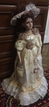 Колекційна Велика Лялька, Бісквітний Порцелян, Hand Made, 72 см., фото №4
