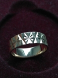 Золотое обручальное кольцо  с пробой перстень не использовалось на свадьба весілля, фото №7