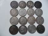 16 больших серебряных монет 19 века, фото №3