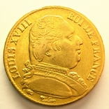 Франция 20 франков 1814 г., фото №2