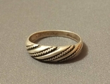 Кольцо серебро 875 пробы, фото №2