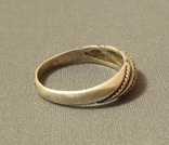 Кольцо серебро 875 пробы, фото №6
