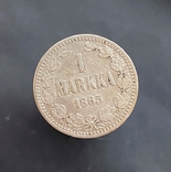 (01) 1 марка 1865 г Александр ІІ Финляндия, фото №2