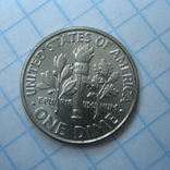 США 10 центов 2016 года.Р, фото №5