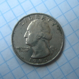 США 25 центов 1990 года.P, фото №3