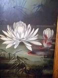 Картина модерн " Цветок лотоса" 19 век., фото №3