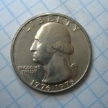 США 25 центов 1976 года Барабанщик, фото №3