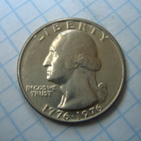 США 25 центов 1976 года Барабанщик, фото №4
