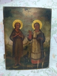 Старая икона. Пресвятая Мария Египетская. Р. 36/27см., фото №2
