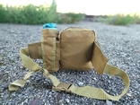 Универсальная тактическая сумка на пояс с карманом под бутылку (Койот), фото №4
