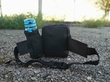 Универсальная тактическая сумка на пояс с карманом под бутылку (Черный), фото №4