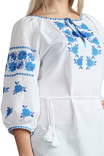 Блуза вишиванка жіноча Ружа (батист білий), photo number 3