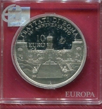 Италия 10 евро 2007 ПРУФ серебро Римский договор, фото №2