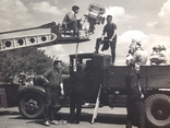 1968  Фото 15х24.  Рабочий момент на съёмках фильма На Киевском направлении., фото №4