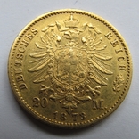 20 марок 1873 г. Пруссия, фото №3