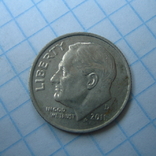 США 10 центов 2011 года.D, фото №3
