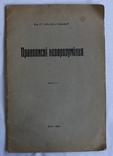 Степан Смаль-Стоцький, "Правописні непорозуміння" (1914). Українська орфографія, фото №2