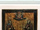 Икона Св. Зосима и Св. Саватий в серебряном окладе. 1877 год Поволжье, фото №11