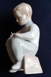 Фарфоровая статуэтка , " Мальчик ", фото №6