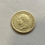 Италия 20 лир 1827 год Сардиния 6,45 грамм золота 900, фото №2