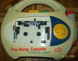 Магнитофон кассетный детский с микрофоном., фото №4