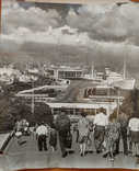 Одесса,Вид на порт с Потемкинской лестницы, 22х18,5см, фото №2