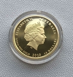 Австралия год Тигра 2010 15 3,11 грамм золота 9999 пруф, фото №3