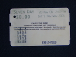 Проездной билет на монорельс Лас-Вегас. Pow Wou, 8 May 2008, фото №3