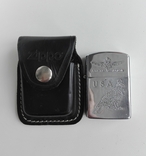 Бензинова зажигалка +чехол Zippo, фото №3