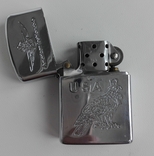 Бензинова зажигалка +чехол Zippo, фото №5