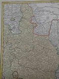 1750 Баден-Вюртемберг Германия Штутгарт Баден-Баден (огромная карта 55х65) СерияАнтик, фото №5