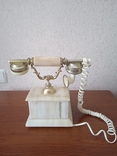 Телефон ретро мрамор или оникс  3,5 кг, фото №7