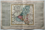1798 Голландия Бельгия Деснос (большая карта 52х33 Верже) СерияАнтик, фото №3