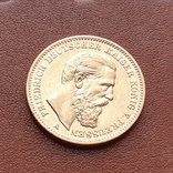 Германия 20 марок 1888 г. Пруссия., фото №2