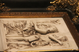 Картина ,, Античний сюжет ,, Англія. Мраморная крошка. розмір в рамі 42Х37см., фото №8