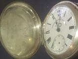 Часы карманные Gustave Jacot Locle серебро 84 проба 19 век механизм Robert Roskell, ключ, фото №2