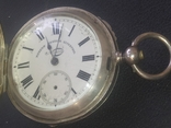 Часы карманные Gustave Jacot Locle серебро 84 проба 19 век механизм Robert Roskell, ключ, фото №6