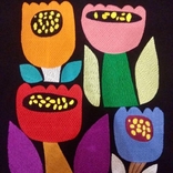 Вишита жіноча блуза-кімоно DESERT FLOWERS, numer zdjęcia 3