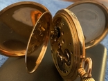 Золотые карманные часы 14 карат, фото №6