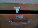 Английский кожаный чемодан. 87х48х27 см.‘‘CHENEY’’ England. 1950-е., фото №12