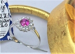 Кольцо перстень серебро 925 проба 2.12 грамма размер 18 пробы не видно, фото №2