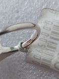 Серебряное кольцо 925 пробы с янтарем, фото №7