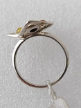 (3) Серебряное кольцо 925 пробы с янтарем, фото №10