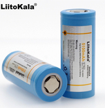 Аккумуляторная батарея Liitokala 3,7 V 5100mA 26650-50A, фото №2