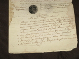 Рукописная Метрика 1839 ( на двух языках), фото №11