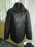 Кожаная мужская куртка Real Leather.  Лот 995, фото №2